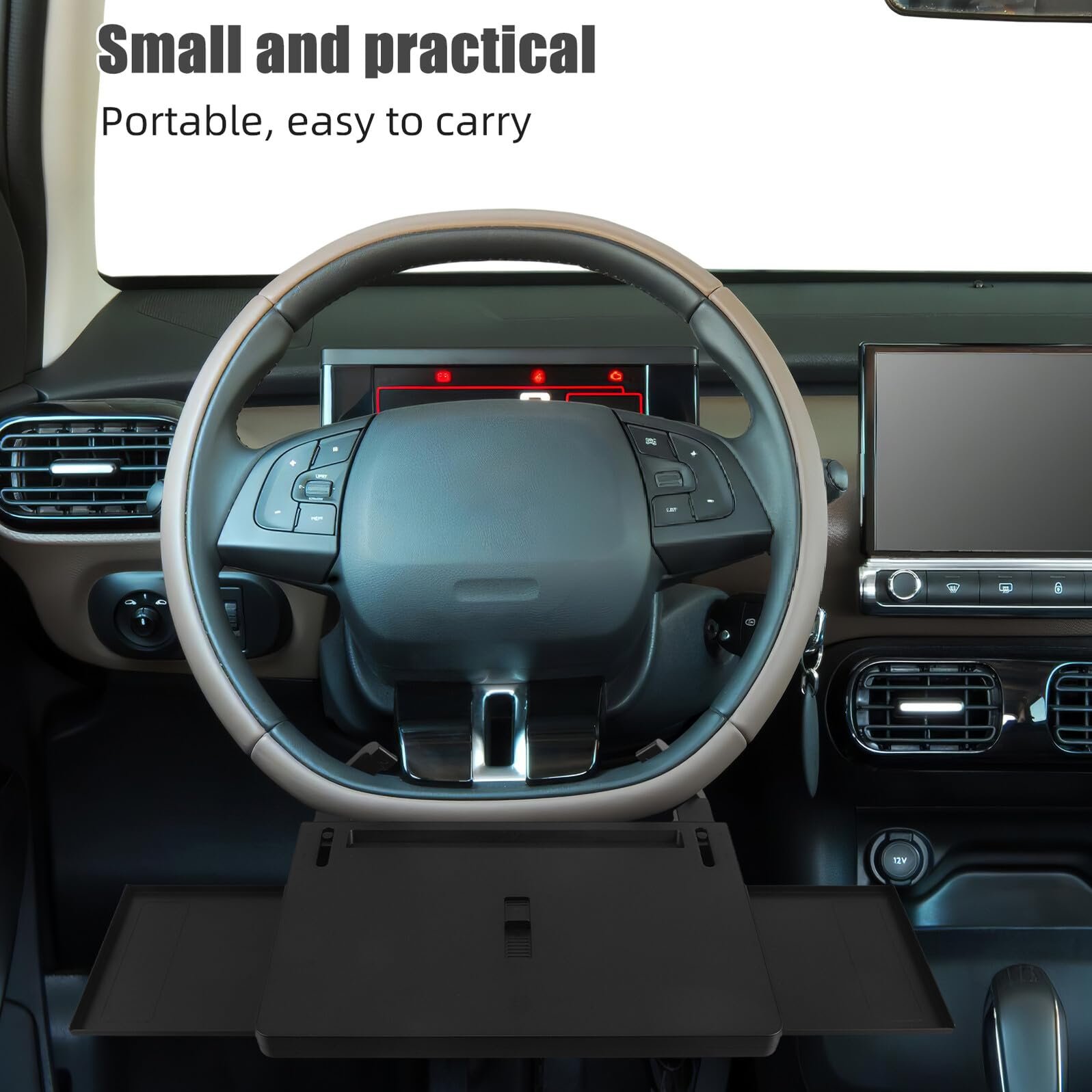 Складаний столик на кермо GALPADA для автомобіля з великою робочою та обідньою поверхнею, міцна, фото №8 Складаний столик на кермо GALPADA для автомобіля з великою робочою та обідньою поверхнею, міцна, фото №8