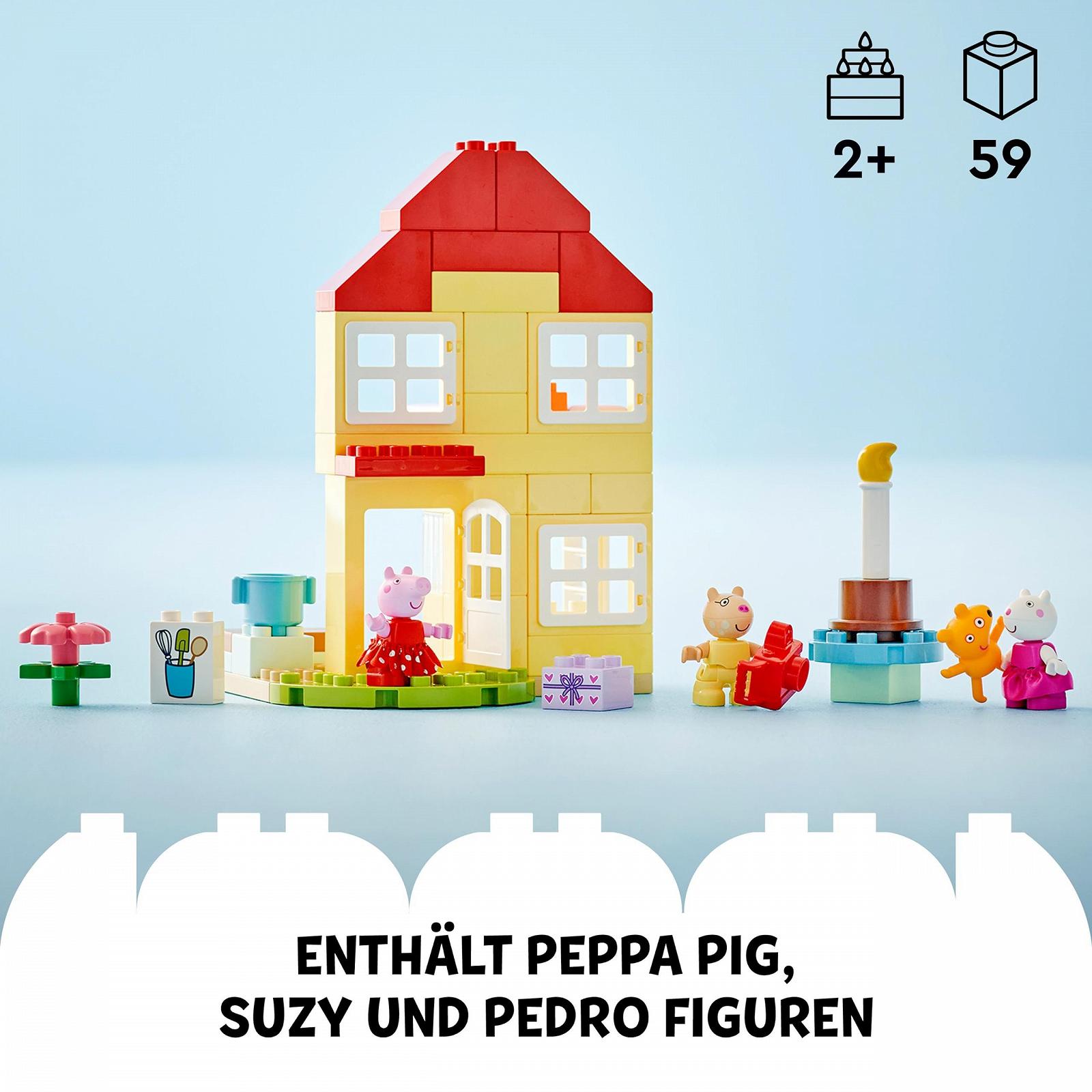 Конструктор LEGO DUPLO Peppas Birthday House 10433, фото №5