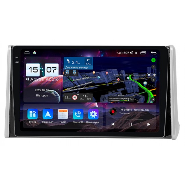 Штатна магнітола Abyss Audio QXR-0138 Toyota RAV4 XA50 2019, фото №1