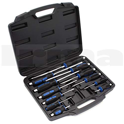 Набор отверток Mechanic 12 шт HAMMER THROUGH Phillips Slotted, фото №3