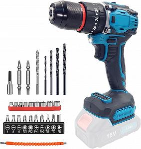 Шурупокрут Makita Professional Акумуляторний 18 В 100 Нм Макс 20 + 3 Установки Крутного моменту Світлодіод Синій - Фото 1