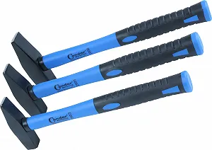 Набор слесарных молотков Condor Werkzeug 2900 (3 шт.) 300/500/800 г с фибергласовыми рукоятками DIN 1041 - Фото 1