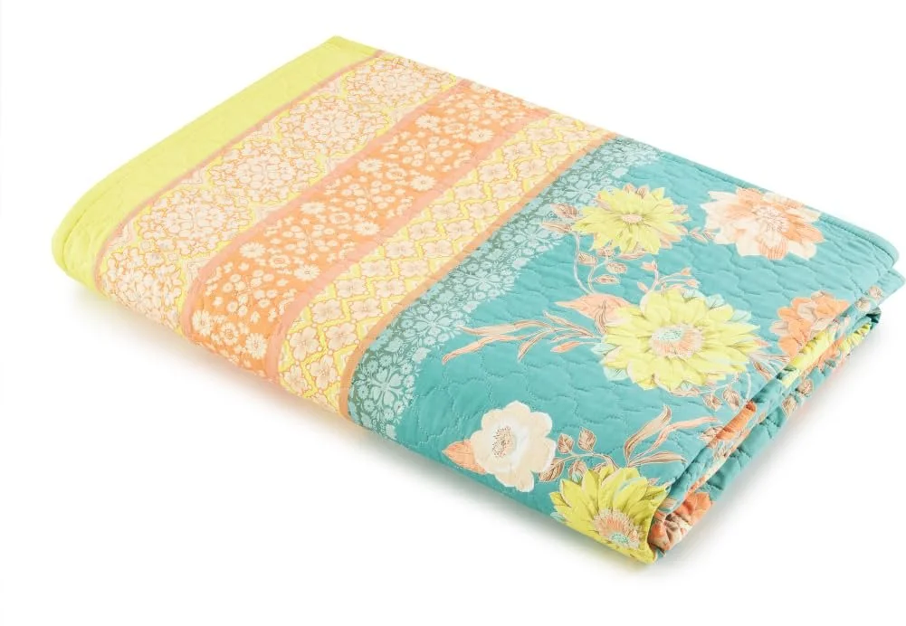 Покрывало Bassetti POSILLIPO 9328447 Хлопок Зеленый 220 x 255 см, фото №1