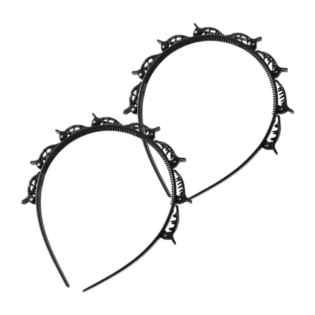 Набір обручів для волосся з кліпсами, фото №1