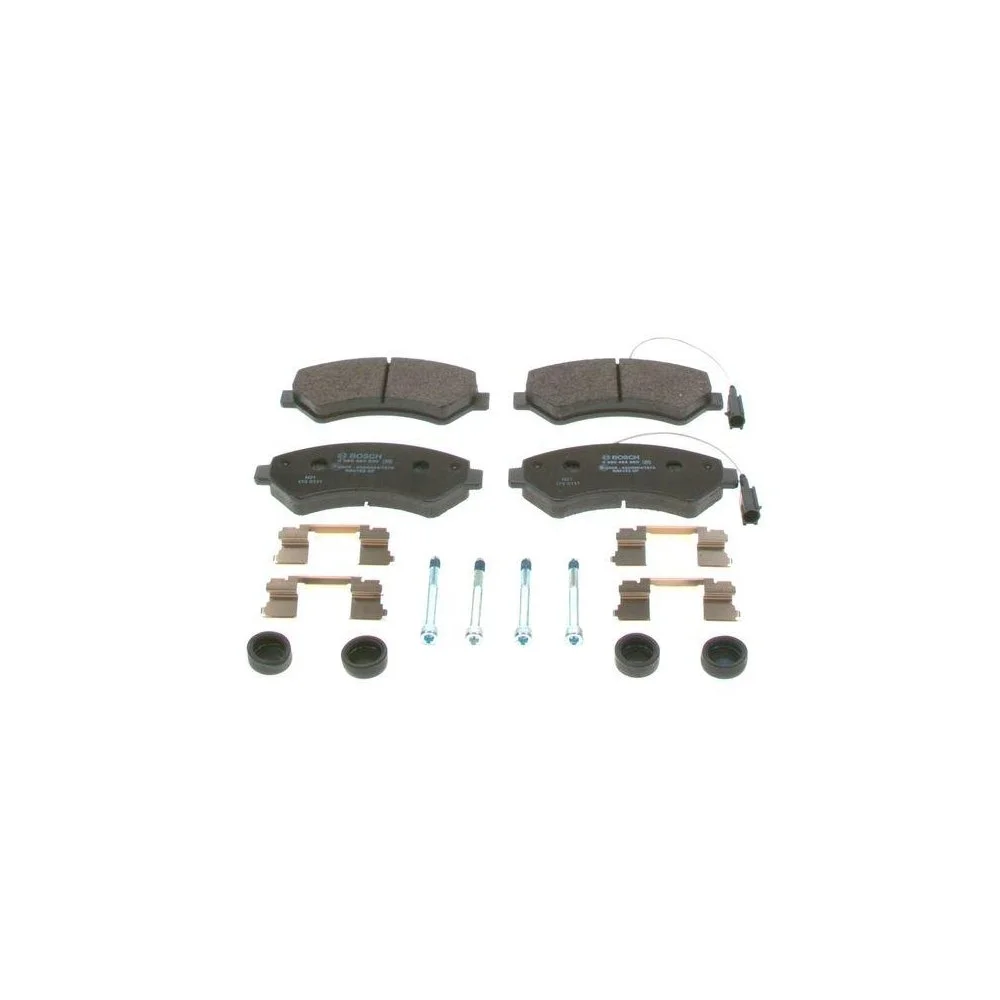 Комплект тормозных колодок, дисковый тормоз BOSCH 0 986 494 580 для ALFA ROMEO CITROËN FIAT, фото №1