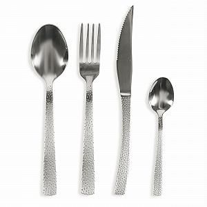 Купить Набор столовых приборов Villa d'Este Home Tivoli, 24 предмета, нержавеющая сталь, кованый, серебристый матовый камень - Фото 1 Набор столовых приборов Villa d'Este Home Tivoli, 24 предмета, нержавеющая сталь, кованый, серебристый матовый камень - Фото 1