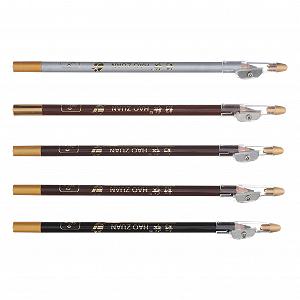 Карандаш HONMEET Haozhuang для бровей и подводки для глаз Тёмно-коричневый Деревянный Упаковка из 5 - Фото 1