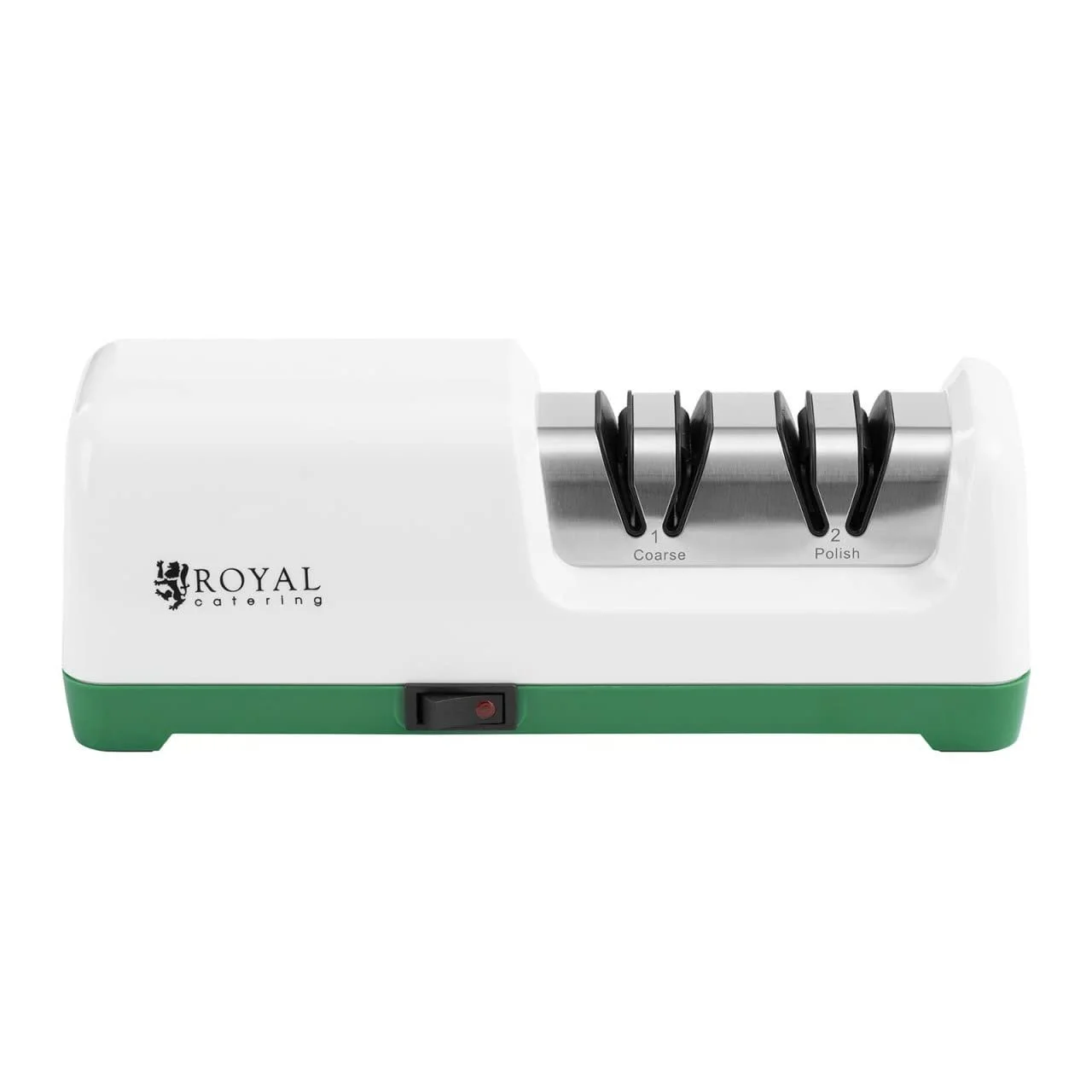 Электрическая точилка для ножей Royal Catering RCDKS-02 3 уровня 20 Вт White, фото №4 Электрическая точилка для ножей Royal Catering RCDKS-02 3 уровня 20 Вт White, фото №4