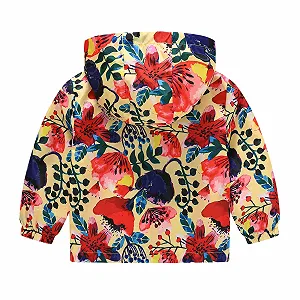 Детская дождевая куртка Generisch, зимняя переходная куртка, куртка с капюшоном для школы, куртка с камуфляжным рисунком, тонкий дождевик, унисекс для девочек и мальчиков synthetic.ua - Фото 1