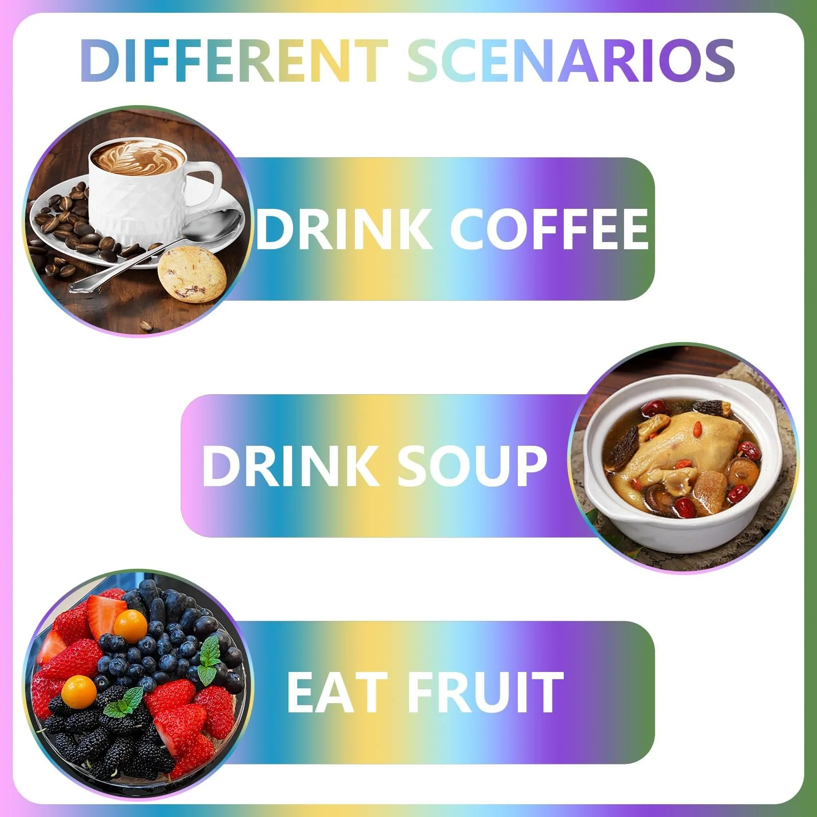 Десертна ложка Кавова ложка з витонченою прикрасою троянди 5 штук, фото №7