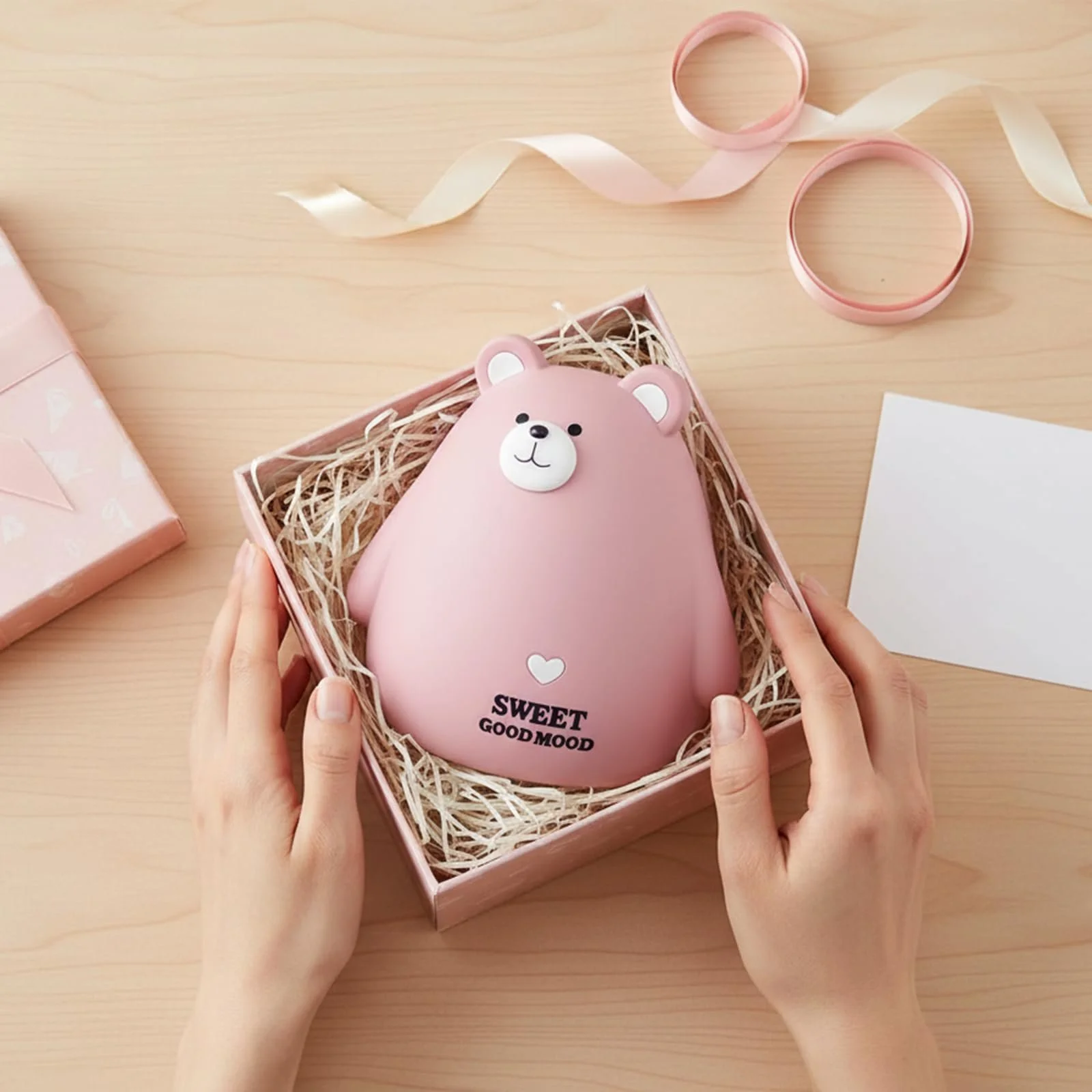 Скарбничка Bear Кумедна Велика місткість Рожева, фото №7