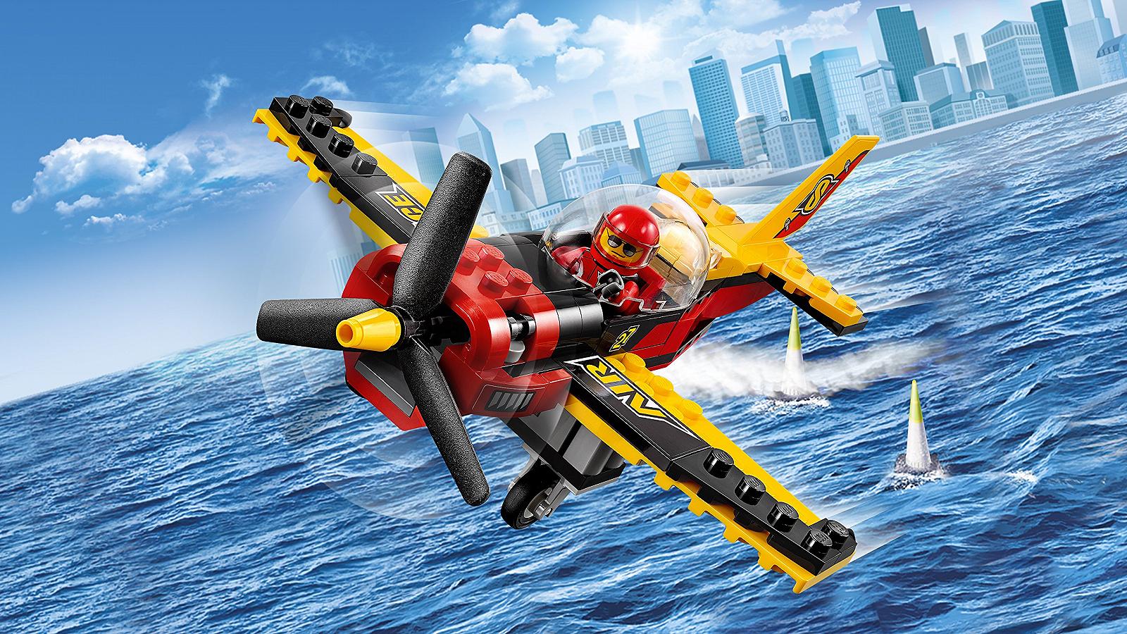 Іграшка-конструктор LEGO 60144 Літак для перегонів, фото №2 Іграшка-конструктор LEGO 60144 Літак для перегонів, фото №2