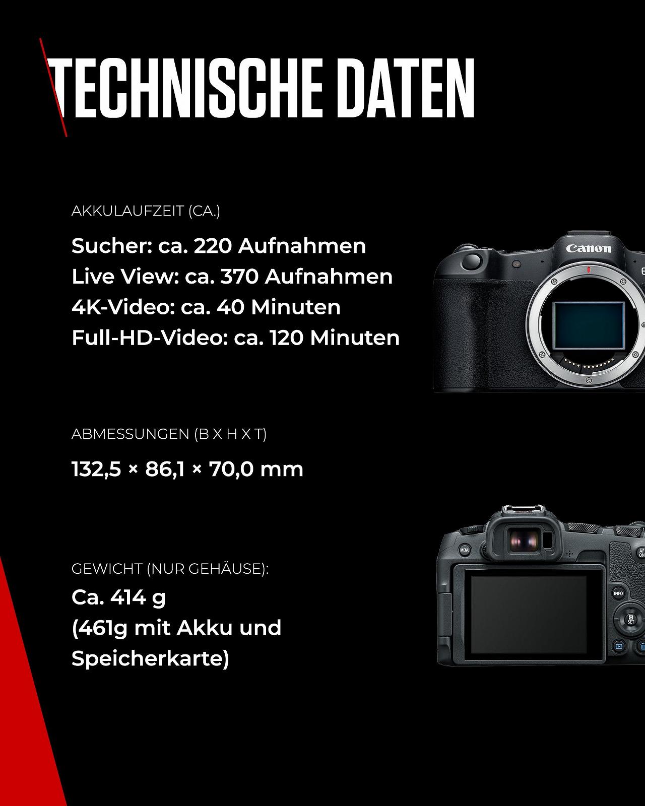 Камера Canon EOS R8 (Корпус) - 24.2MP Повнокадрова системна камера - Dual Pixel CMOS AF II, 4K до 60 кадрів/с, до 40 кадрів/с, сенсорний дисплей, WiFi, Bluetooth та USB-C - Розроблено для повної креативності, фото №6