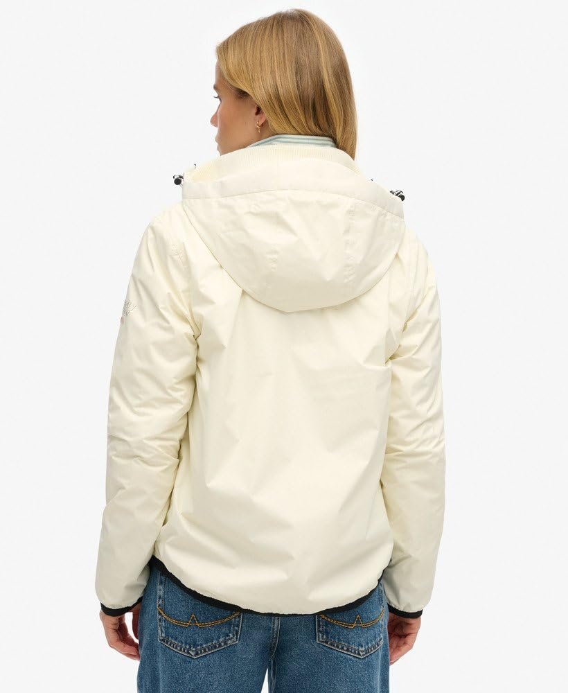 Куртка-ветровка с капюшоном Superdry с логотипом (Женская), фото №4
