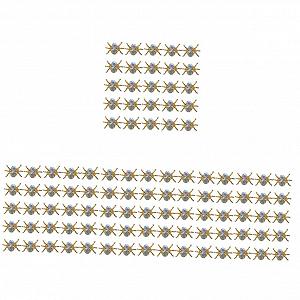 Прикраси для нігтів Павук Healvian 400 шт. Кристал - Фото 1