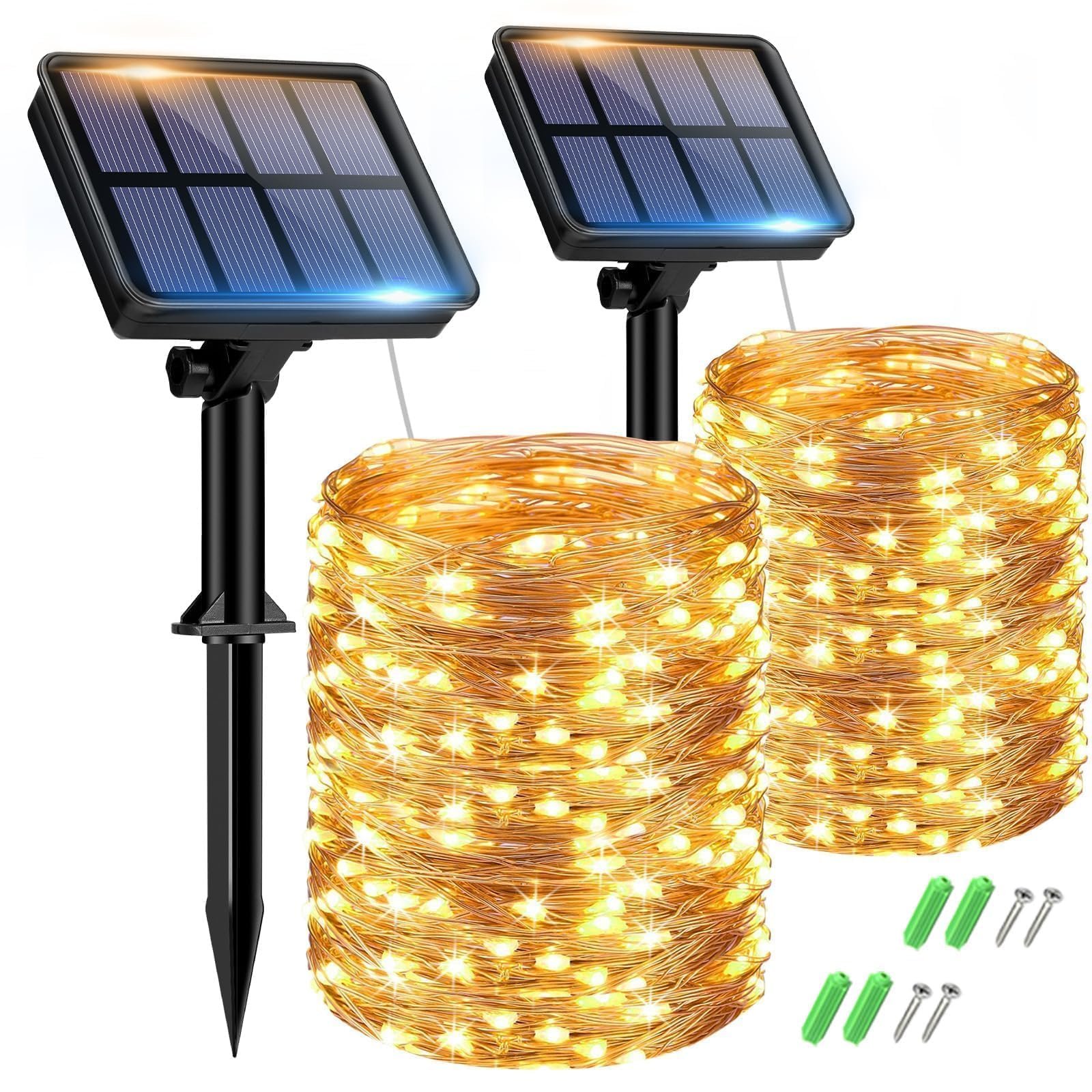 Сонячна Гірлянда btfarm 2 x 15 м 150 LED, фото №1