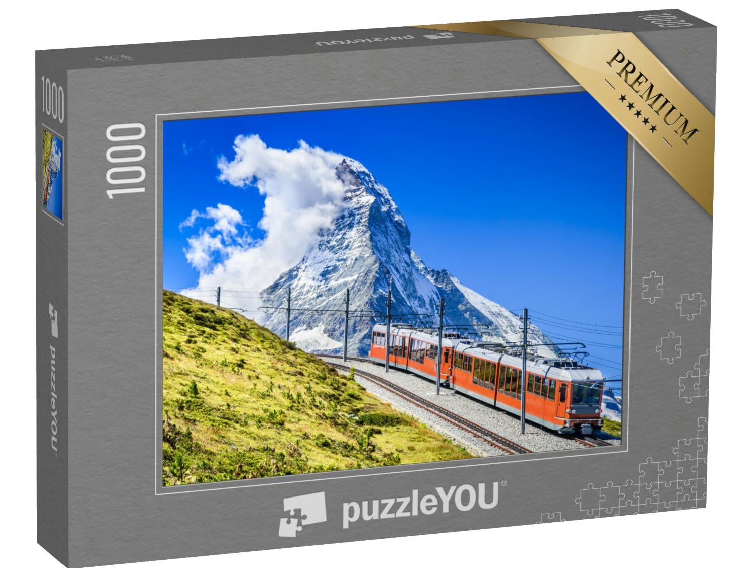 Пазл puzzleYOU Swiss Puzzle Collection Железная дорога Горнерграт на Маттерхорне, Швейцария 1000 элементов, фото №1