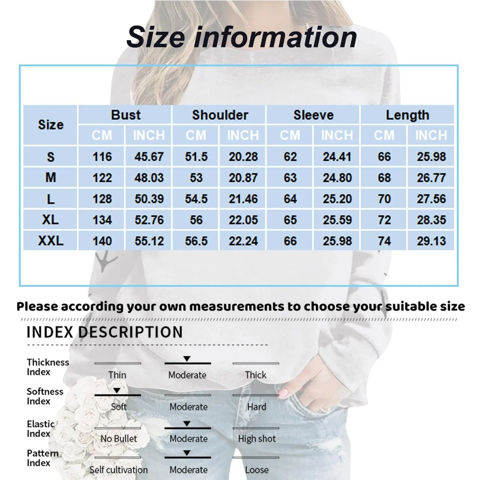 Модний жіночий світшот з довгими рукавами, фото №3