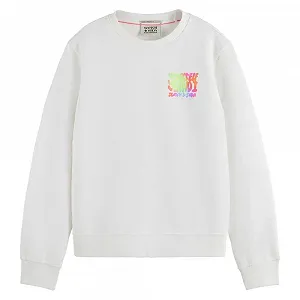 Женская толстовка Scotch & Soda Regular Fit Chest Artwork synthetic.ua - Фото 1