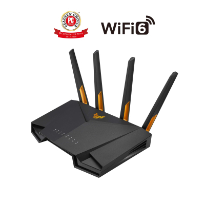 Маршрутизатор ASUS TUF-AX3000 V2 4xGE LAN 2,5xGE WAN 1xUSB3.2 MU-MIMO OFDMA MESH gaming (TUF-AX3000), фото №4