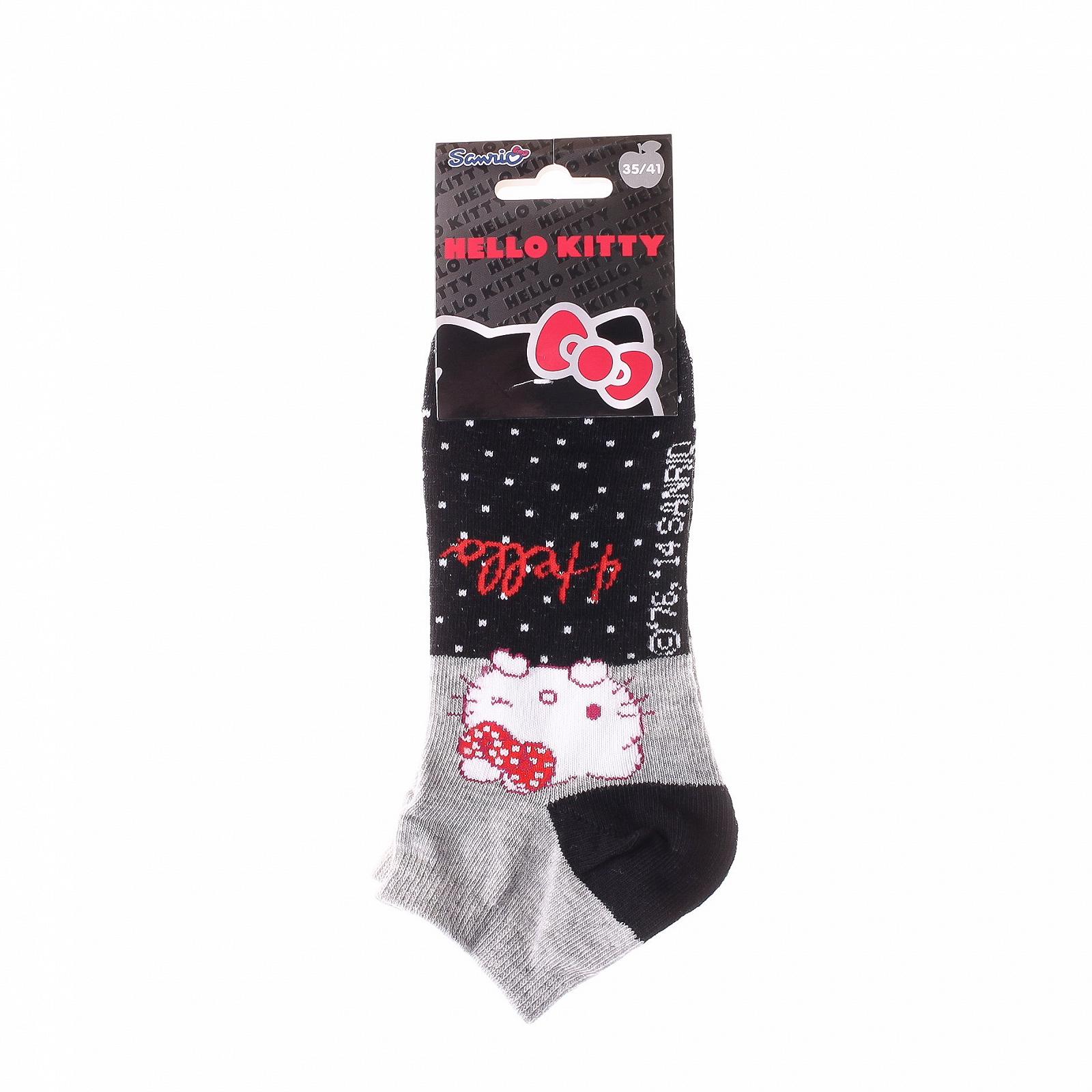 Шкарпетки HELLO KITTY TETE HK + POIS Сірий 35 - 41, фото №2