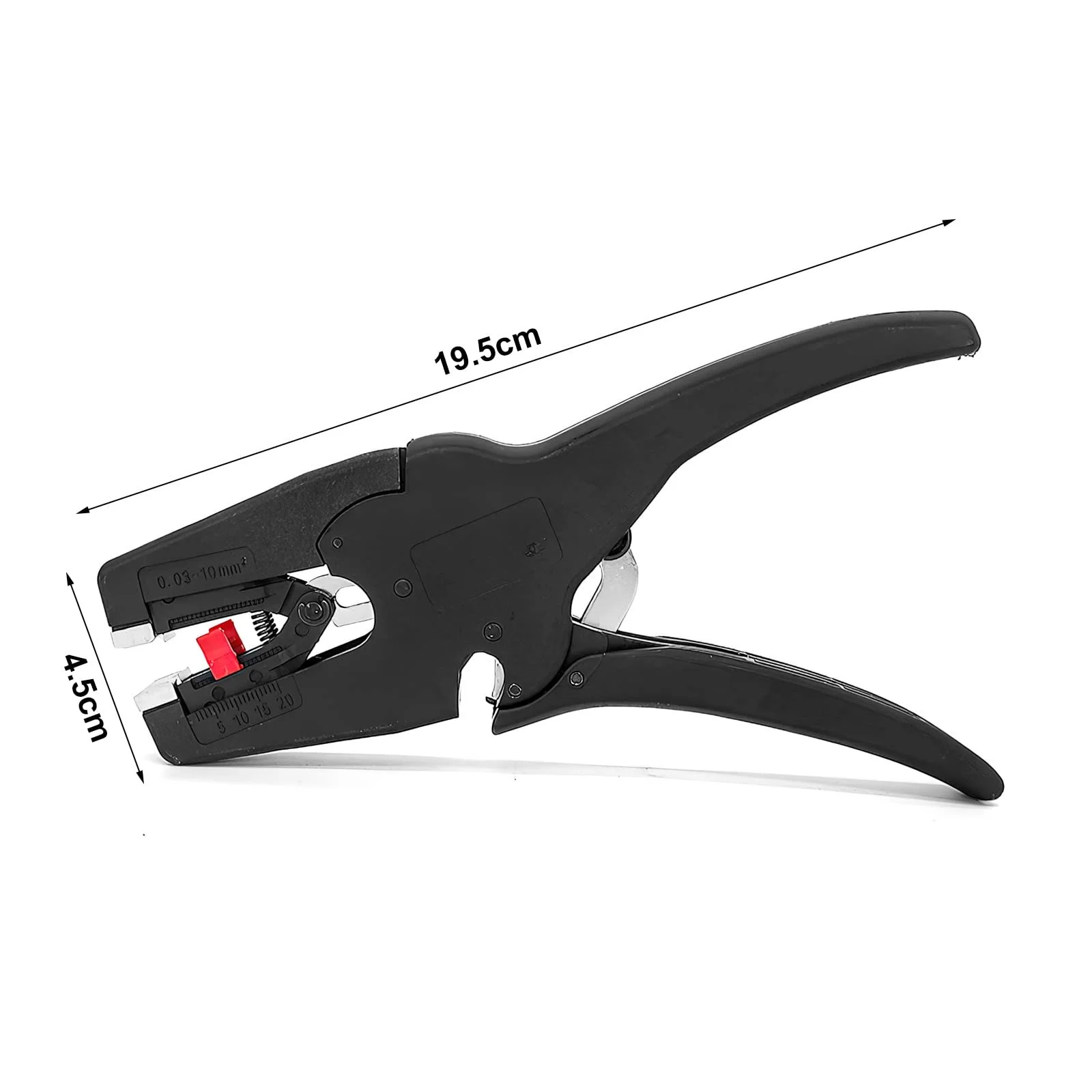 Автоматический многофункциональный стриппер 0.03-10 мм² Черный, фото №7