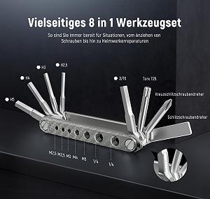 Набір викруток NEEWER 8 в 1 складаний UA006 synthetic.ua - Фото 1