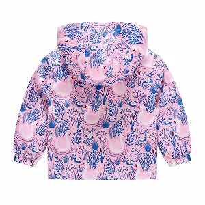 Куртка TDEOK Для малюків, повсякденна, з принтом, з капюшоном synthetic.ua - Фото 1