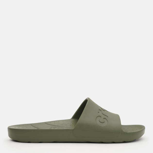 Шльопанці UNI Crocs Slide Whi 210088-309-Army Green CROCS M10/W12 Хакі 45.5, фото №1