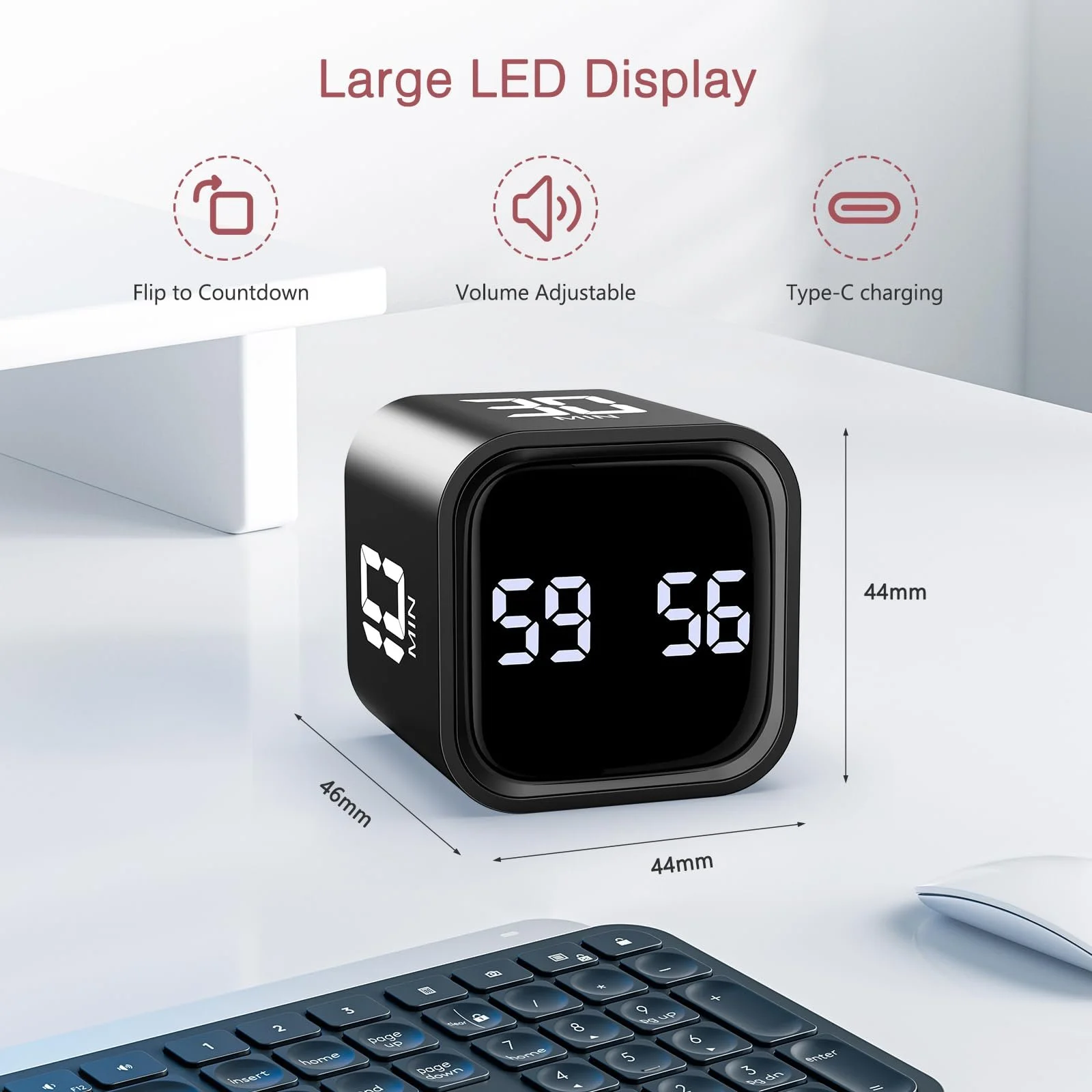 Таймер кухонный LOFICOPER Gravity Sensor цифровой с датчиком гравитации, фото №4 Таймер кухонный LOFICOPER Gravity Sensor цифровой с датчиком гравитации, фото №4