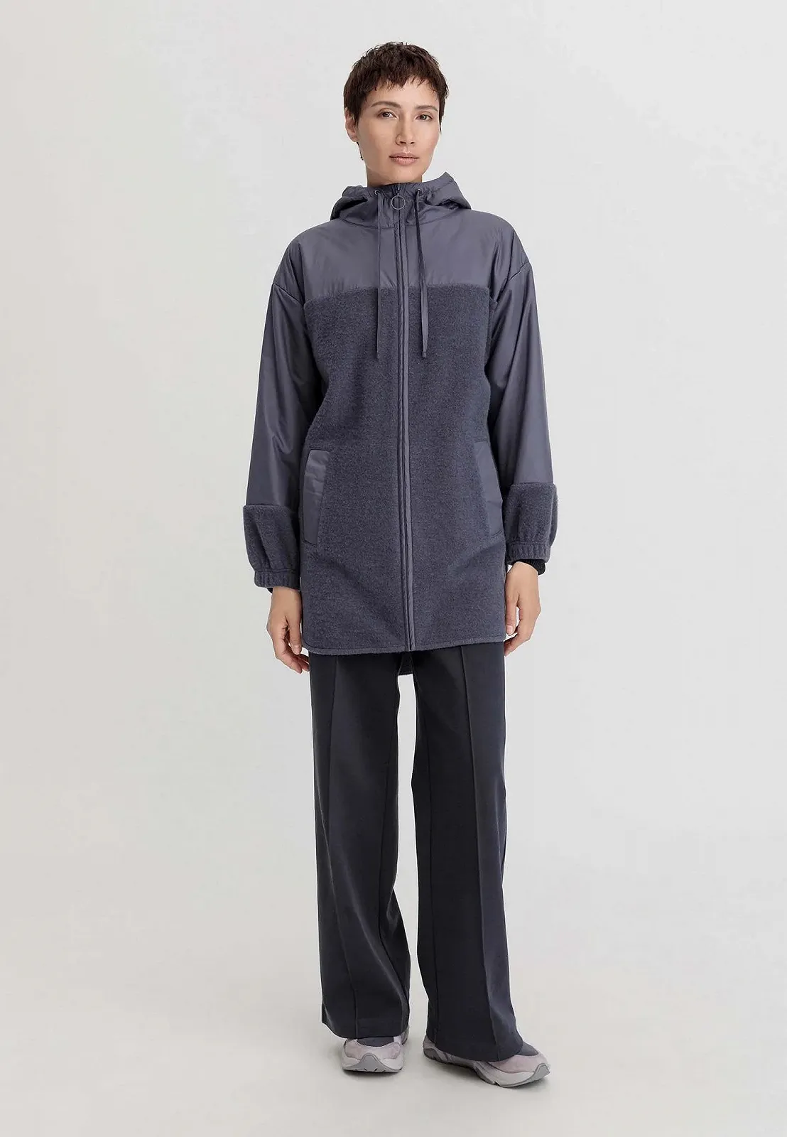 Пальто hessnatur Relaxed Жіноче з вовни, фото №4 Пальто hessnatur Relaxed Жіноче з вовни, фото №4