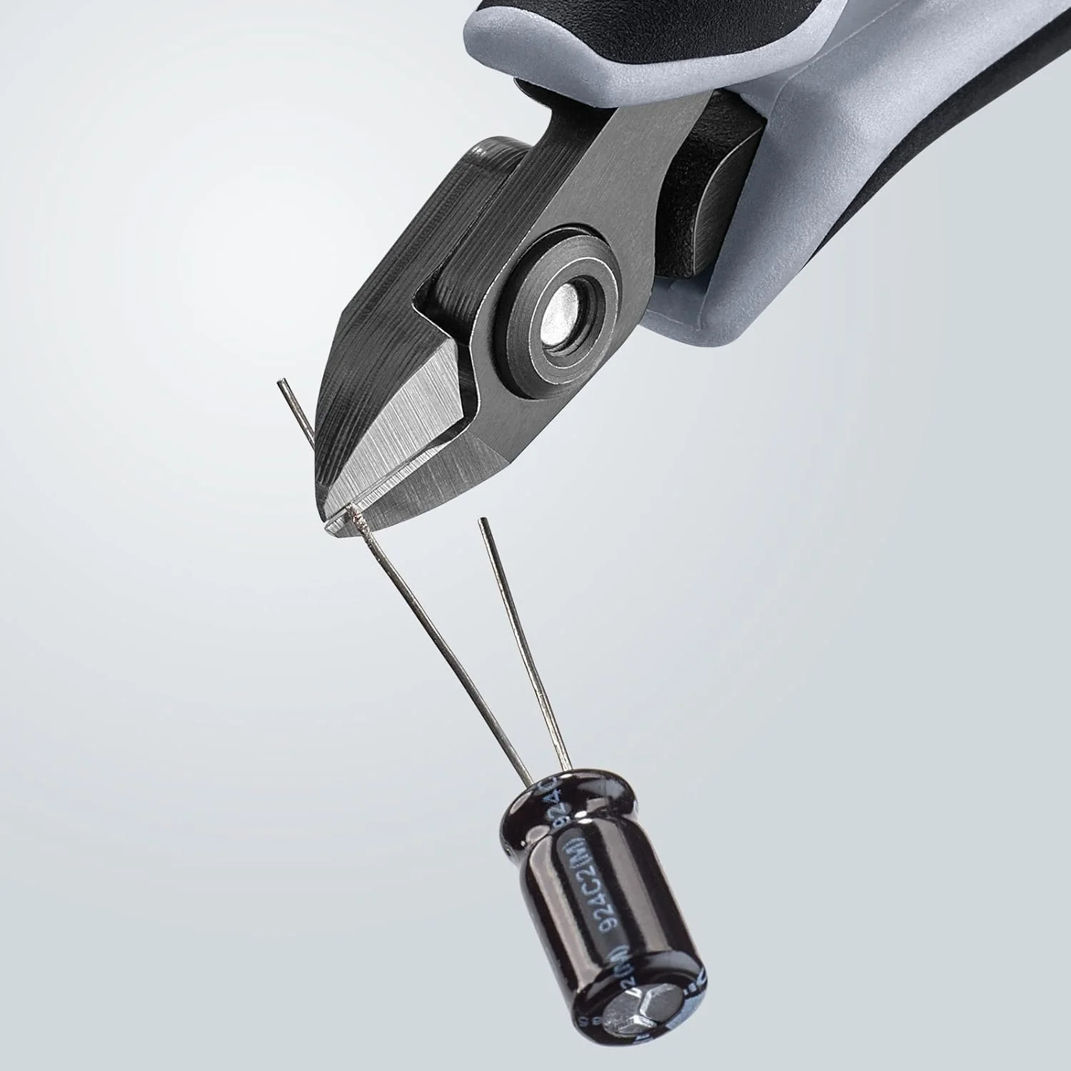 Прецизионные боковые кусачки Knipex 79 02 120 ESD, полированные, с многокомпонентными ручками 120 мм, красные, набор из 6 штук, фото №4