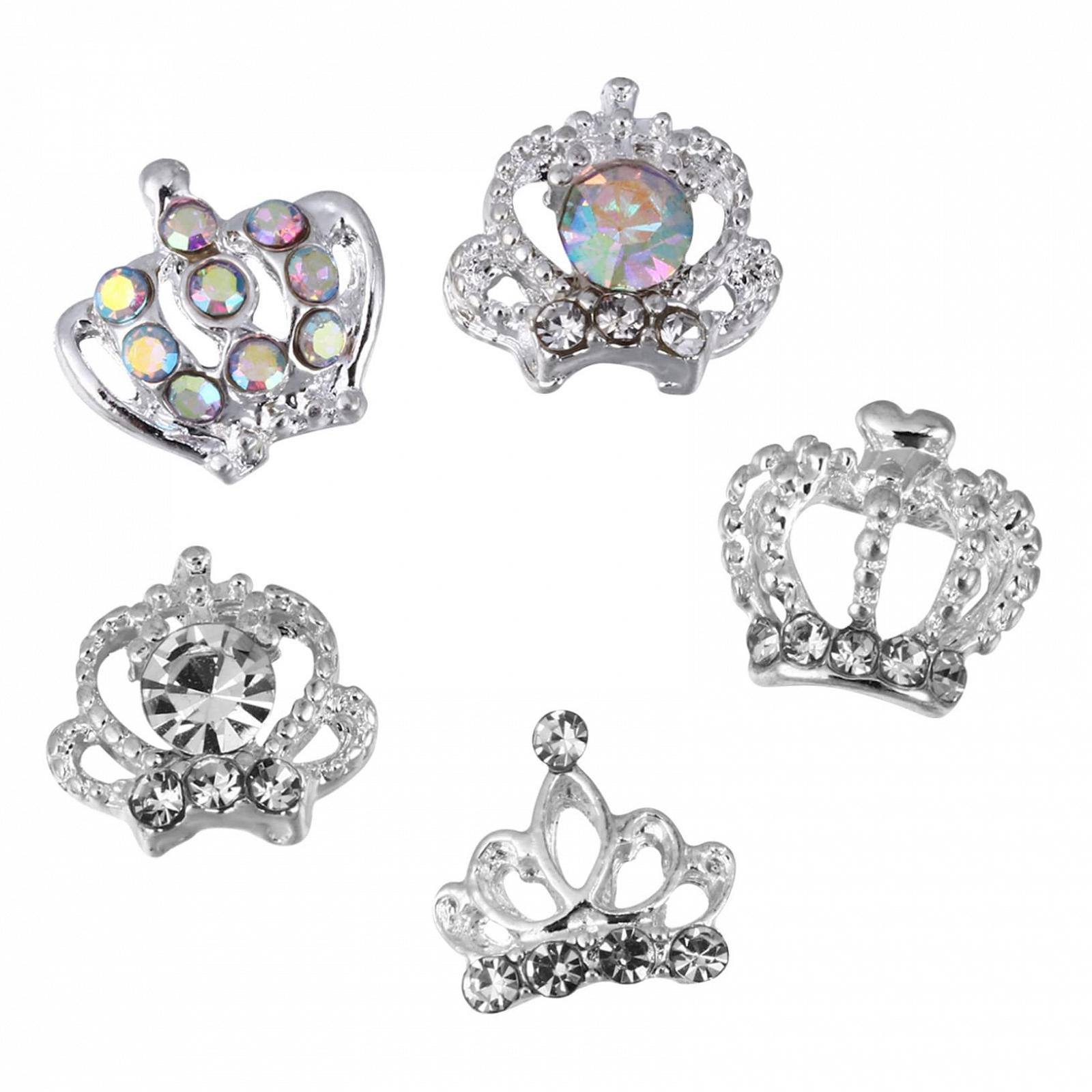 Корона Елегантні 50 шт. Стрази для манікюру, фото №1