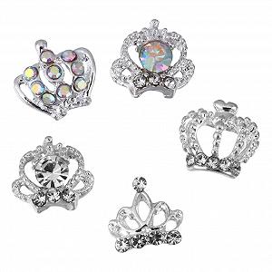 Украшения для ногтей Корона Элегантные 50 шт. Стразы для маникюра - Фото 1