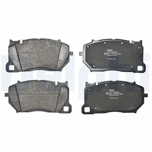 Комплект тормозных колодок, дисковый тормоз DELPHI LP3679 передняя ось, фото №2