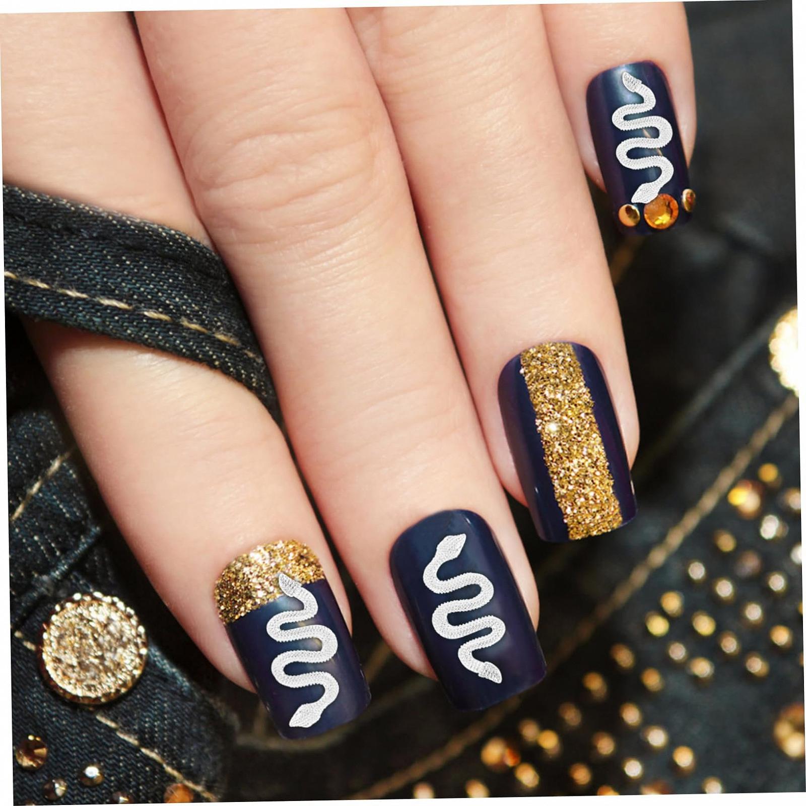 Шарми для нігтів Healeved Змії Ретро 100 шт., фото №2