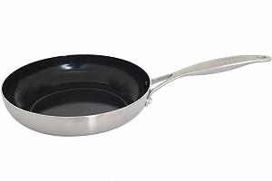 Сковорідка GreenPan Geneva Нержавіюча сталь Діаметр 20 см Антипригарне покриття Безпечна для духовки synthetic.ua - Фото 1