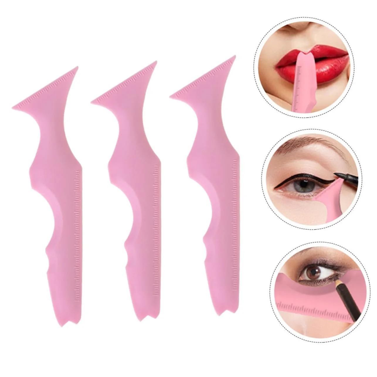 Трафарети для макіяжу FOMIYES Силіконовий, 15 шт, фото №4