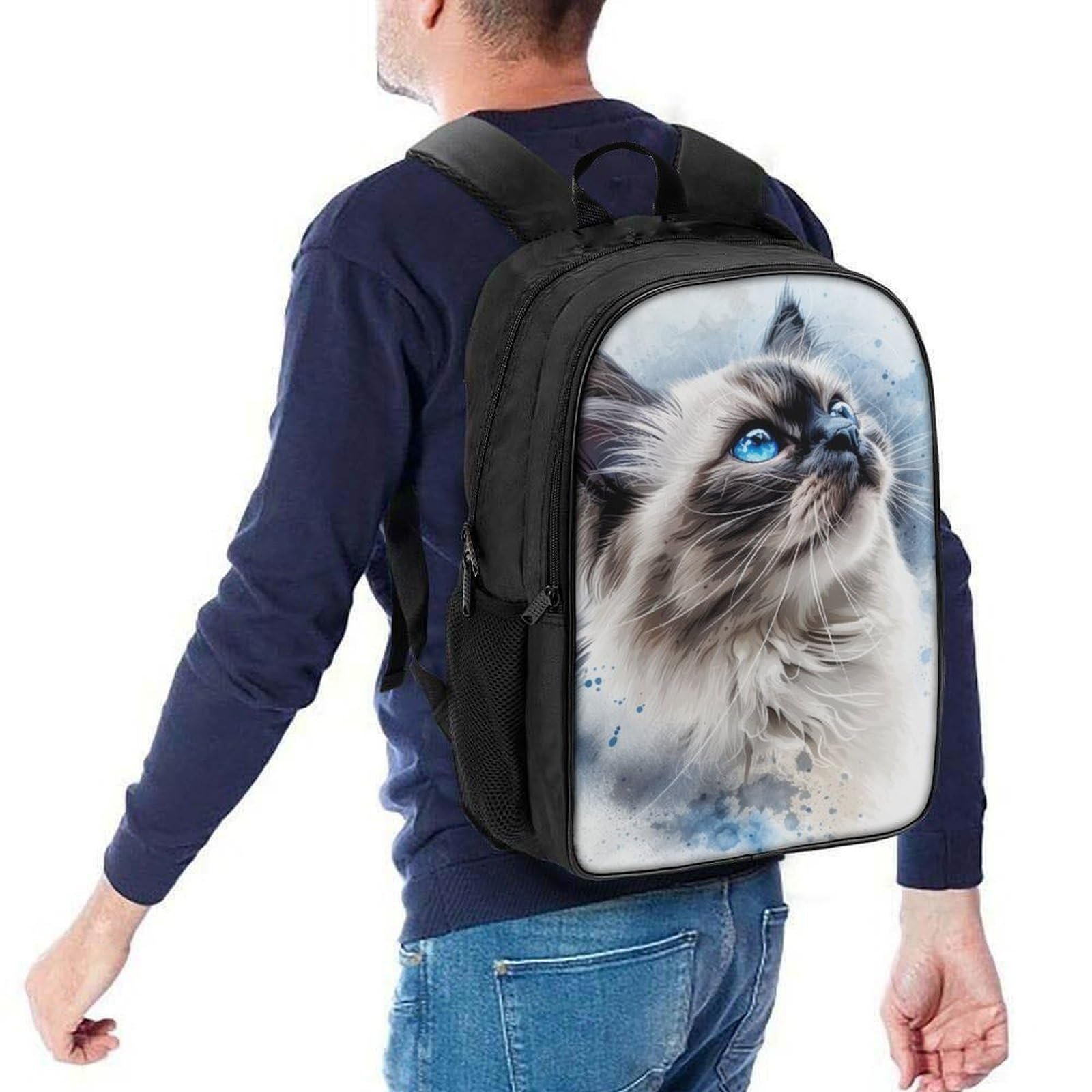 Ранец Ragdoll FPAKAKIIE для девочек, подростков, большая школьная сумка, рюкзак для школы, трекинговый рюкзак, водонепроницаемый для школы, путешествий, школьный ранец 40x28x16 см, фото №5