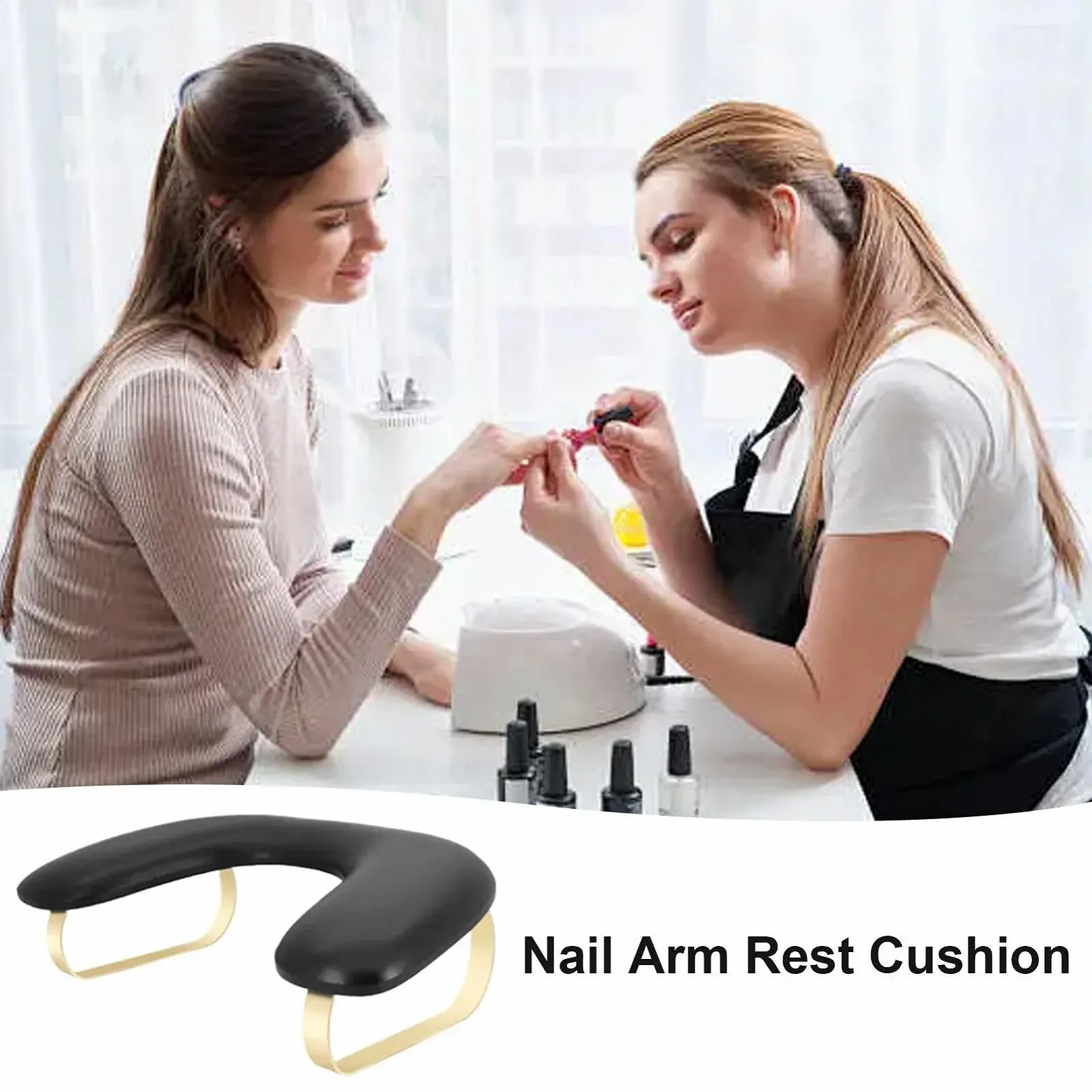 Підставка для рук манікюрного столу U-подібна подушка для зап'ястя, фото №3