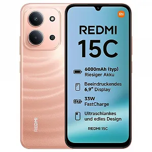 Смартфон Xiaomi Redmi 15C 4/128GB 6.9" 120Hz 50MP 6000mAh 7.99 мм Twilight Orange - Фото 1