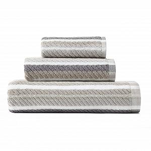 Набір рушників Tommy Bahama Ocean Bay 100% бавовна 3 шт. Сірий synthetic.ua - Фото 1