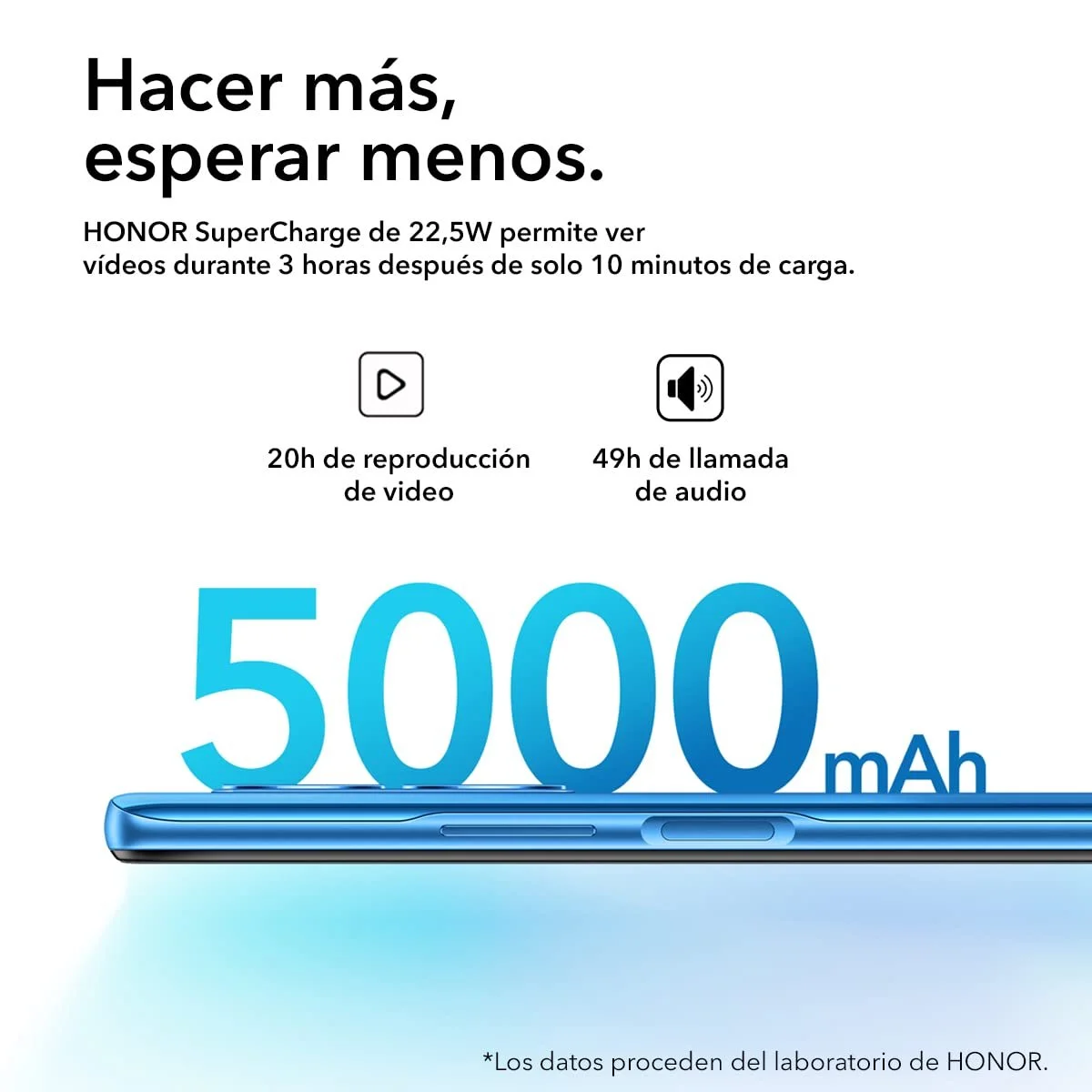 Смартфон Honor X7 4/128GB 4G Ocean Blue, фото №4