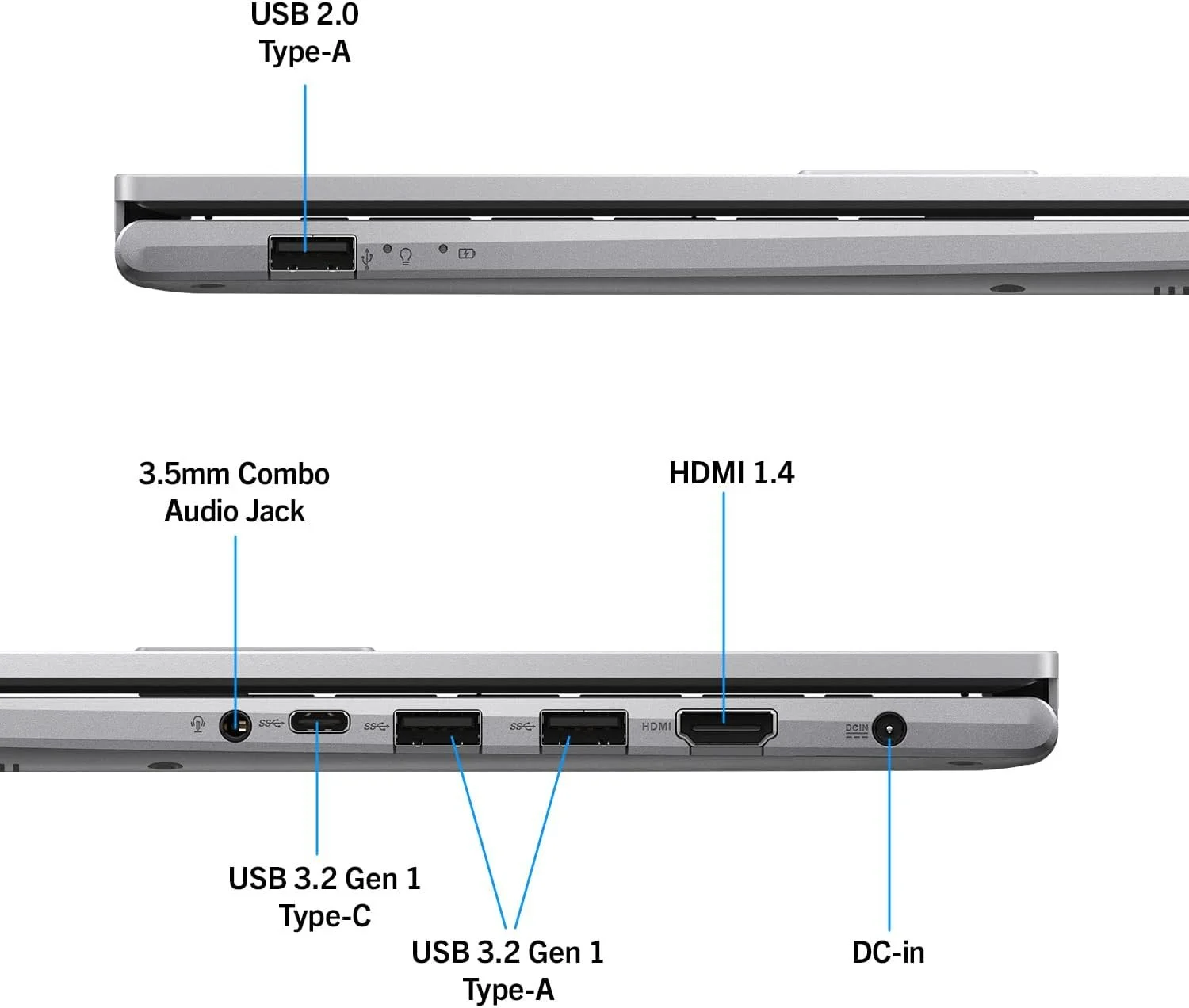 Ноутбук 15.6" ASUS Vivobook 15 (F1504ZA-NJ429W) Intel Core i5-1235U RAM 16GB SSD 512GB Windows 11 (UKR), фото №6
