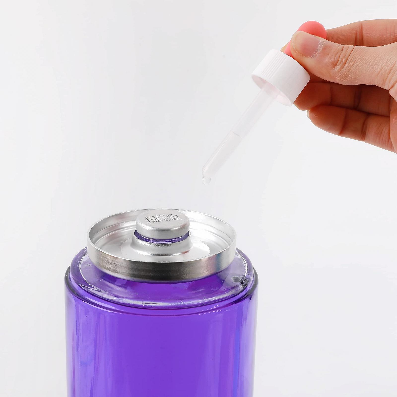 Настольная лампа I-TOTAL LAMP A.D.A Grey Base Purple Liquid White Wax, фото №2