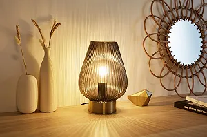 Настільна лампа Pauleen Crystal Gloom 48158 Max 40 W E27 Smoked Glass Brass 230 V Anthracite synthetic.ua - Фото 1