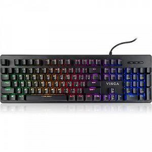 Клавиатура Vinga KBGSM120 Black - Фото 1