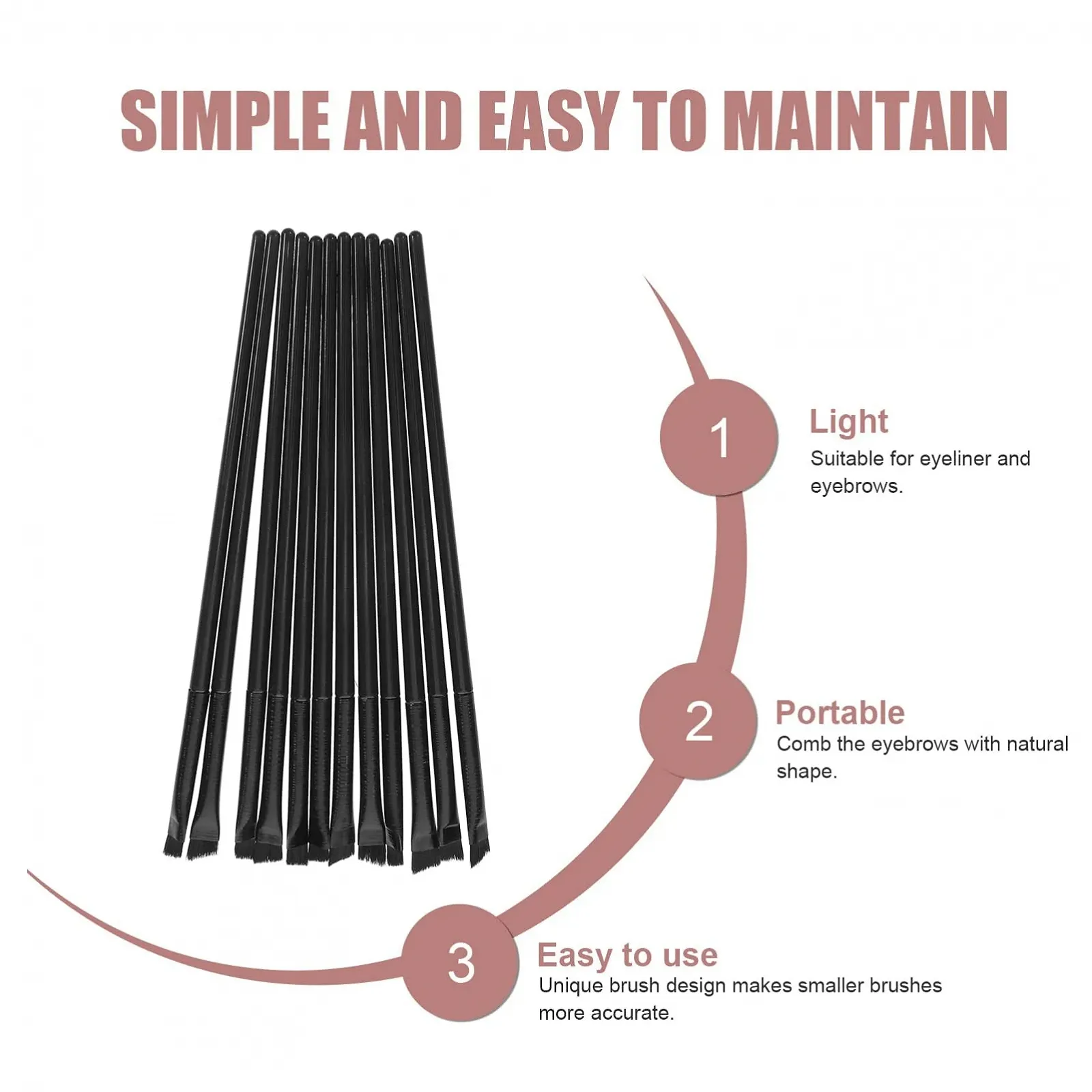 Кисти для макияжа Beavorty, скошеннаяук, фото №4