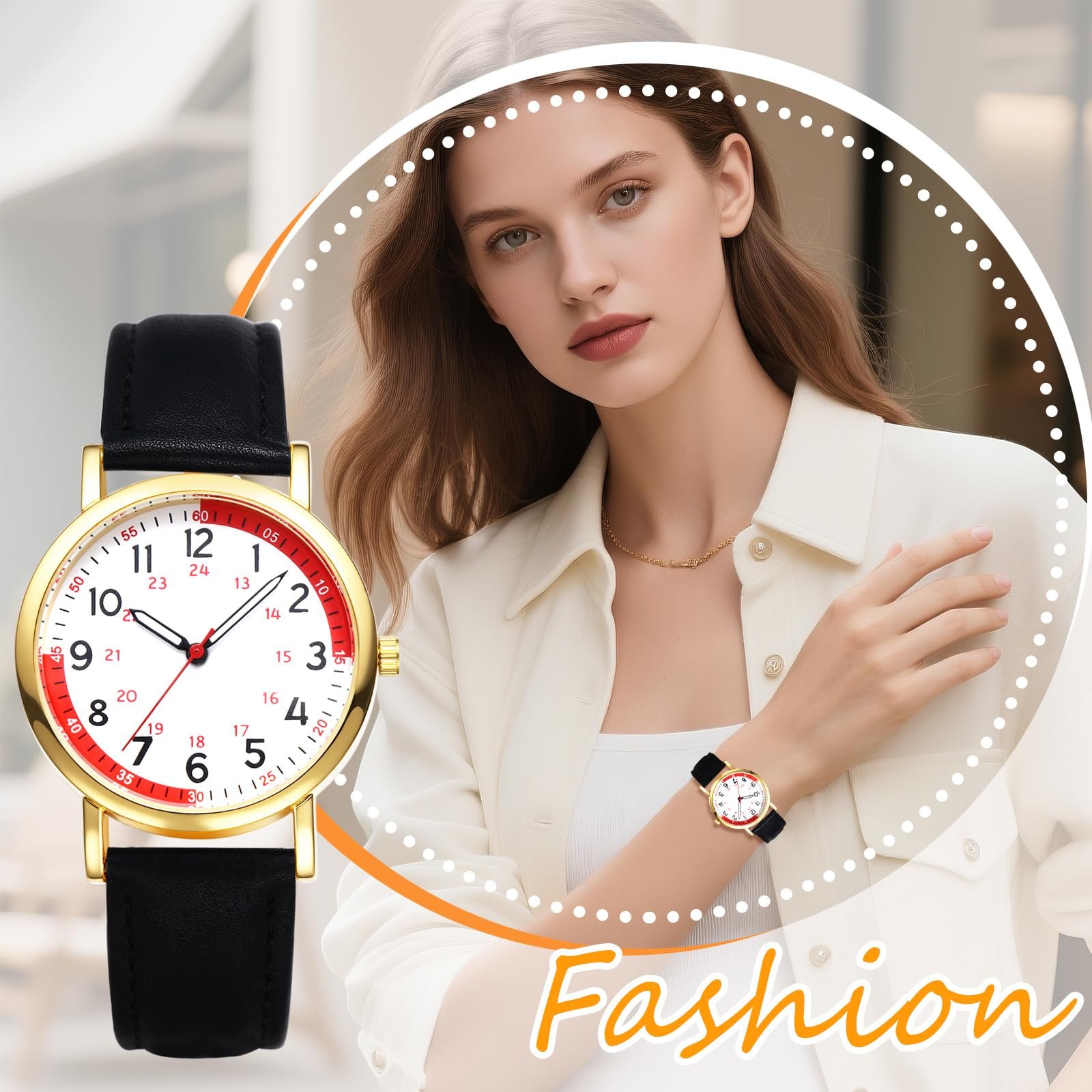 Жіночий годинник JewelryWe Кварцовий Аналоговий Шкіряний Ремінець, фото №5 Жіночий годинник JewelryWe Кварцовий Аналоговий Шкіряний Ремінець, фото №5