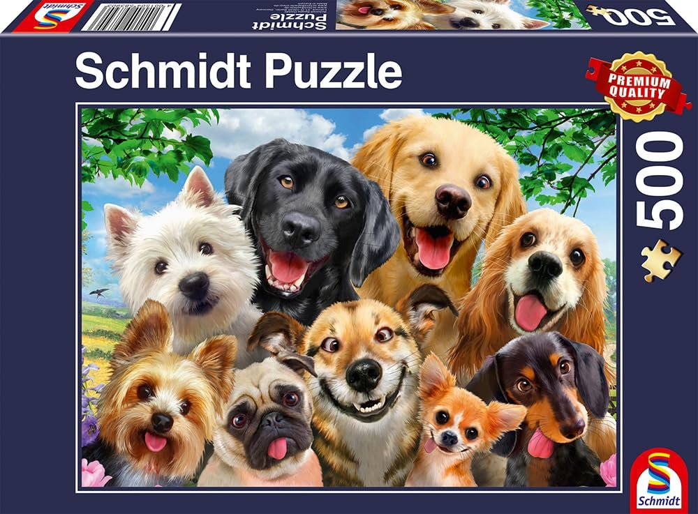 Пазл Schmidt Spiele 58390 Dog Selfie 500 деталей, фото №4